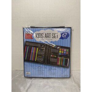 Bright Minds by Nicole Kids' Art Set w/ Carrying Case - 67 Pieces - New